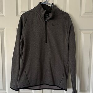 Nike Dark Gray Quarter-Zip Pullover